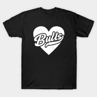 Vintage Bulls School Spirit // High School Football Mascot // Go Bulls T-Shirt